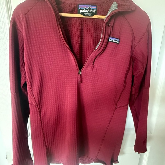 Patagonia Maroon Half-Zip Fleece - Picture 9 of 9